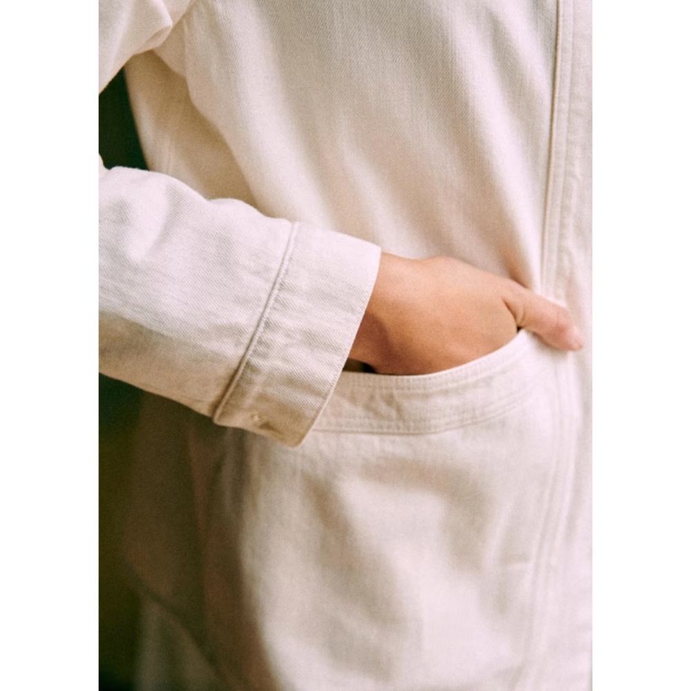 Sezane Cream Utility Jacket - Picture 3 of 16